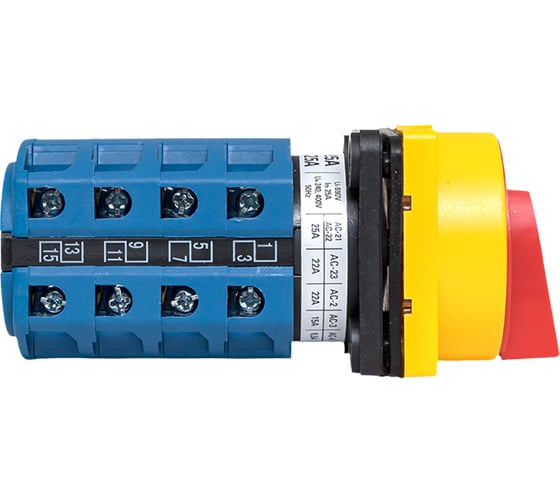Кулачковый переключатель EKF ПК-1-24 25А 4P "1-0-2" с блокировкой IP65 PROxima pk-1-24-25-a65