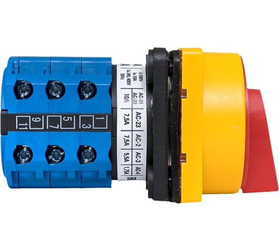 Кулачковый переключатель EKF ПК-1-23 10А 3P "1-0-2" с блокировкой IP65 PROxima pk-1-23-10-a65