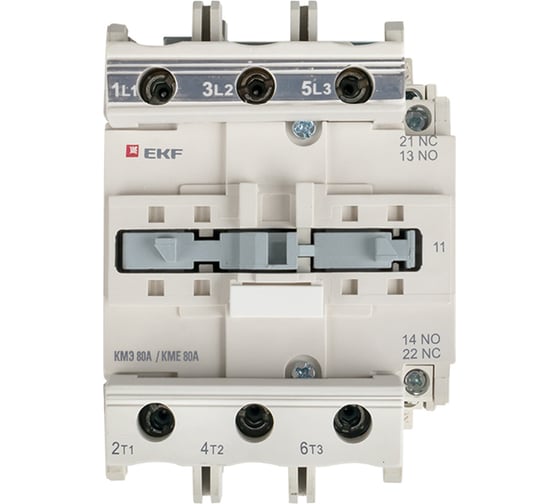 Малогабаритный контактор EKF КМЭ 80А 220В NO+NC PROxima ctr-s-80-220