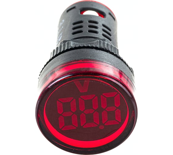 Лампа Вольтметр Красная ANDELI AD26B-22DYB AC220V red ADL21-003