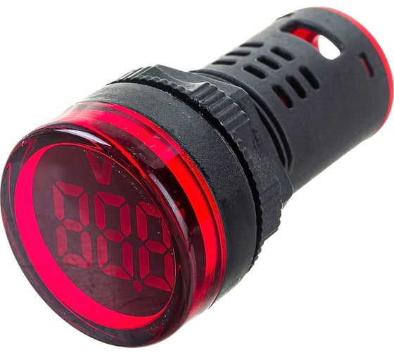 Лампа Вольтметр Красная ANDELI AD26B-22DYB AC220V red ADL21-003 1