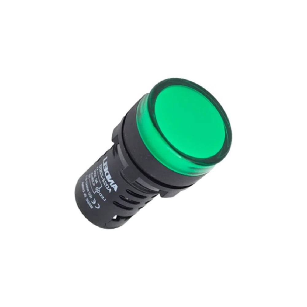 Лампа ANDELI AD16-22DS LED матрица d22мм зеленый 220В AC ADL10-138 ...