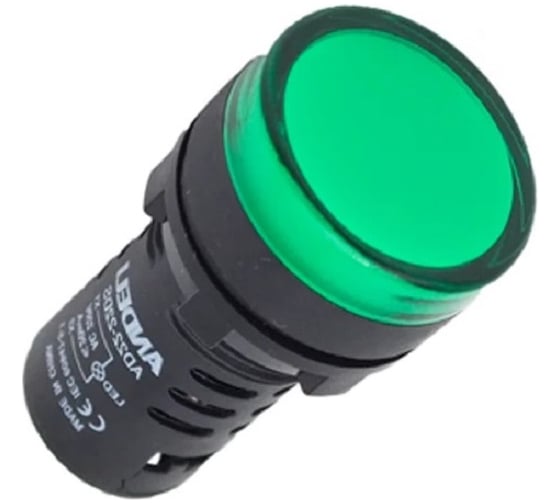 Лампа ANDELI AD16-22DS LED матрица d22мм зеленый 220В AC ADL10-138