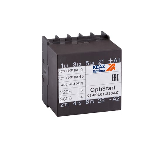 Мини-контактор КЭАЗ OptiStart K1-09L10-230AC 117098 1