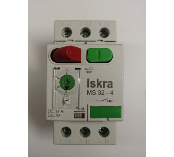 Автомат защиты двигателя iskra MS32-4 УТ-00025360 1