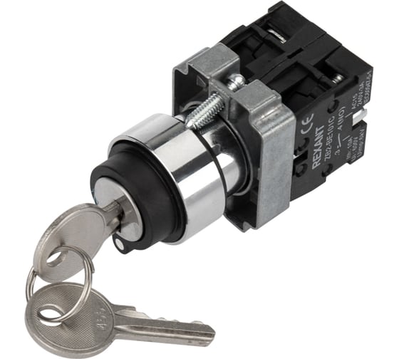 Переключатель REXANT BD32 4P с замком NO 36-5553