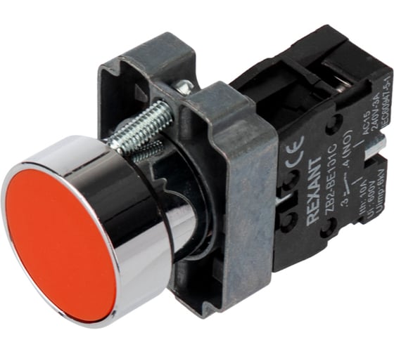 Кнопка REXANT XB2 красная NC 36-5520