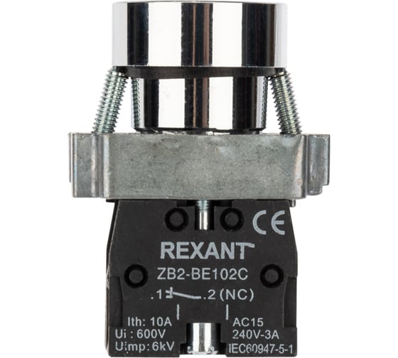 Кнопка REXANT XB2 красная NC 36-5520