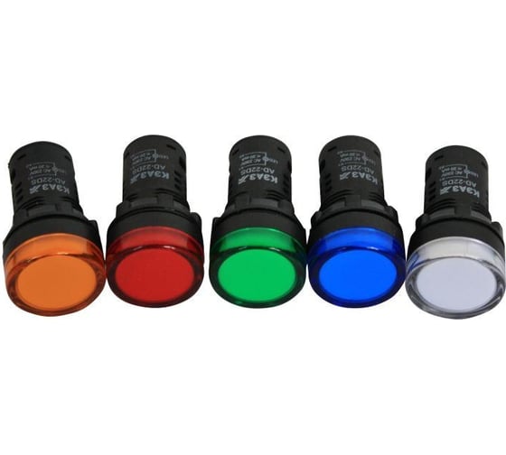 Лампа КЭАЗ AD22DS(LED) матрица 22мм 230В син. 238571 1