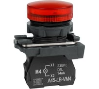 Сигнальная лампа КЭАЗ OptiSignal D22 C5-L-B4 красн. пластик 24VAC/DC XB5AVB4 332191