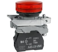 Сигнальная лампа КЭАЗ OptiSignal D22 C4-L-M4 красн. металл 230-240VAC XB4BVM4 332176