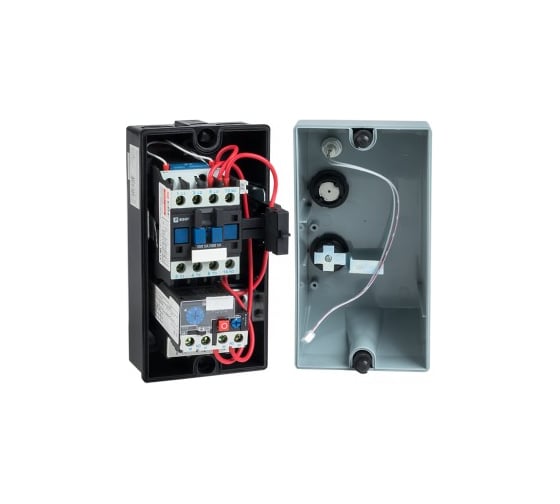 Пускатель в корпусе EKF IP65 КМЭ 12А 230В с РТЭ и индикатором PROxima SQctrp-r-12-230v-led
