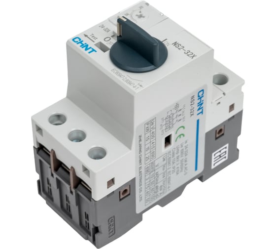 Автоматический выключатель для защиты двигателя CHINT 24-32А NS2