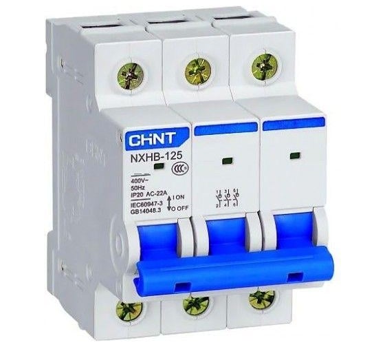 Выключатель нагрузки CHINT 3п 40А NXHB-125 (R) 193182 1