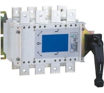 Перекидной рубильник CHINT 3п NH40-1600/3CS 1600А 3 положения I-0-II стандартная рукоятка управления 393379