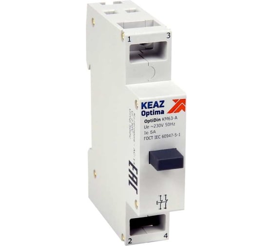 Модульная кнопка управления КЭАЗ OptiDin KM63 A 20 УХЛ3 138899 1