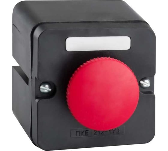 Кнопочный пост КЭАЗ ПКЕ-222 1 У2 IP54 красн. гриб 150753