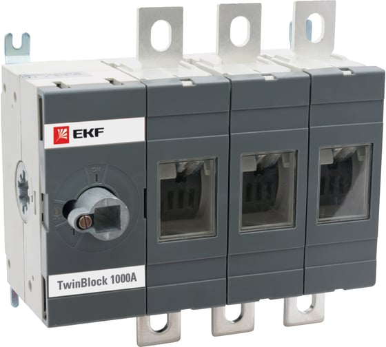 Рубильник без рукоятки управления EKF 3P TwinBlock PROxima 1000A tb-s-1000-3p 1