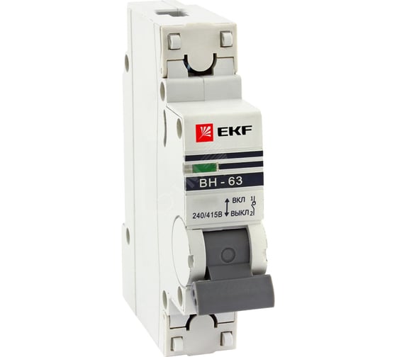 Выключатель нагрузки EKF 1P ВН-63 PROxima 40А SL63-1-40-pro