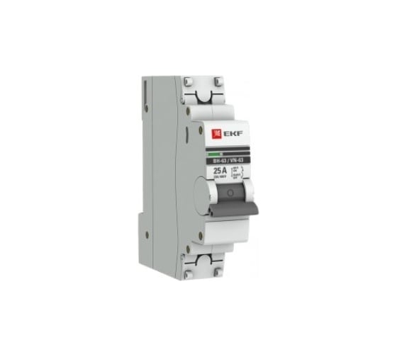 Выключатель нагрузки EKF PROxima ВН-63, 1P, 25А, SQ SL63-1-25-pro 1