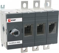 Рубильник EKF 400A 3P без рукоятки управления TwinBlock PROxima tb-s-400-3p