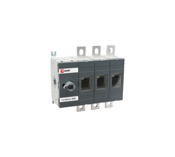 Рубильник EKF 400A 3P без рукоятки управления TwinBlock PROxima tb-s-400-3p 1