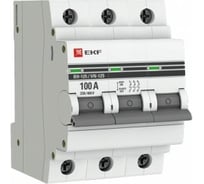 Выключатель нагрузки EKF 3P 100А ВН-125 PROxima SL125-3-100-pro