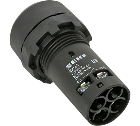 Кнопка с подсветкой EKF SW2C-10D PROxima 24В зеленая NO sw2c-md-g-24