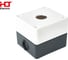 Пластиковый корпус КП101 HLT 1 кнопка белый 085-11-001 2