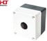 Пластиковый корпус КП101 HLT 1 кнопка белый 085-11-001 5