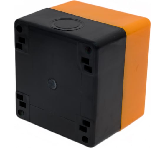 Пластиковый корпус КП101 HLT 1 кнопка желтый 085-11-002
