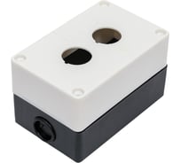 Пластиковый корпус КП102 HLT 2 кнопки белый 085-11-003