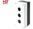 Пластиковый корпус КП103 HLT 3 кнопки белый 085-11-005 4