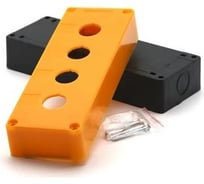 Пластиковый корпус КП104 HLT 4 кнопки желтый 085-11-008
