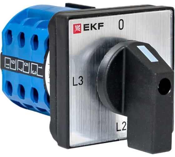 Кулачковый переключатель для амперметра EKF PROxima ПК-1-94, 10А, 4P pk-1-94-10