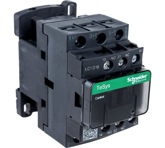 Контактор Systeme Electric 3п/18А D18 1НО+1Н3 220V AC SchE LC1D18M7