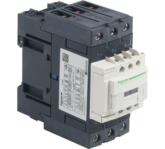 Контактор Systeme Electric 3п/40А D40 1НО+1Н3 220V AC SchE LC1D40AM7 1