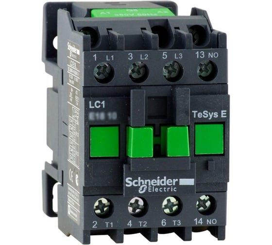 Контактор Systeme Electric 3п 12А 1НО 220V AC TeSys E SchE LC1E1210M5 1