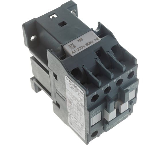 Контактор Systeme Electric 3п 12А 1НО 220V AC TeSys E SchE LC1E1210M5