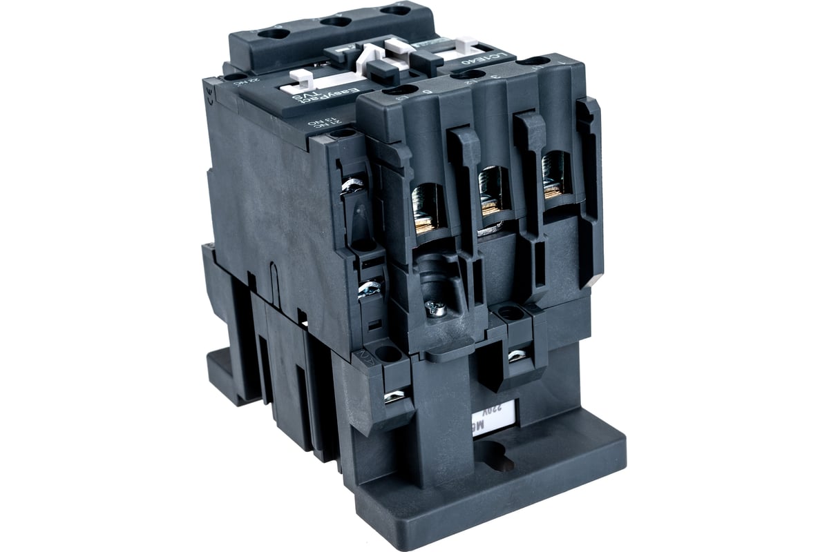 Контактор Systeme Electric 3п 40А 1НО+1НЗ 220V AC TeSys E SchE LC1E40M5 ...