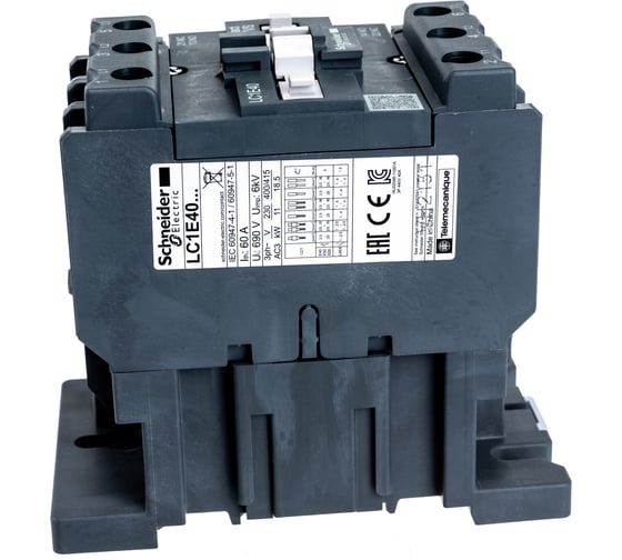 Контактор Systeme Electric 3п 40А 1НО+1НЗ 220V AC TeSys E SchE LC1E40M5