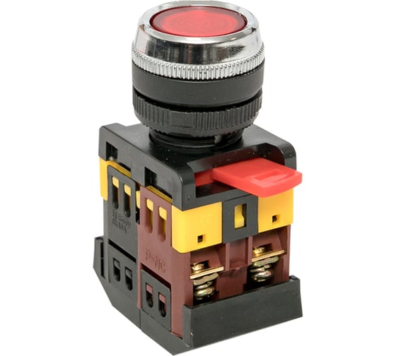 Кнопка с подсветкой EKF ABLFS-22 PROxima NO NC 230В красный ablfs-22-r