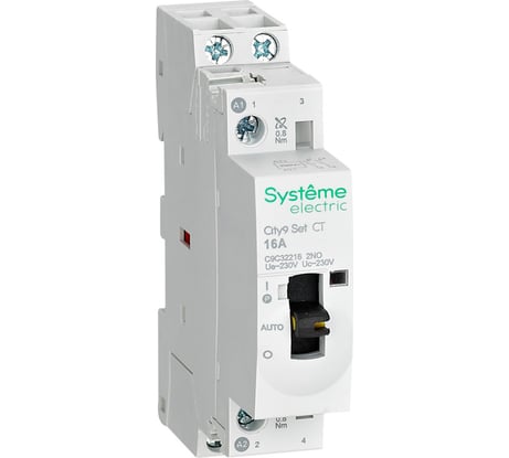 Контактор Systeme Electric City9 set 2p 2но 16a ac 230в-230в C9C32216