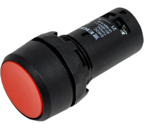 Кнопка с фиксацией EKF SW2C-11 PROxima красная NO+NC sw2c-11f-r