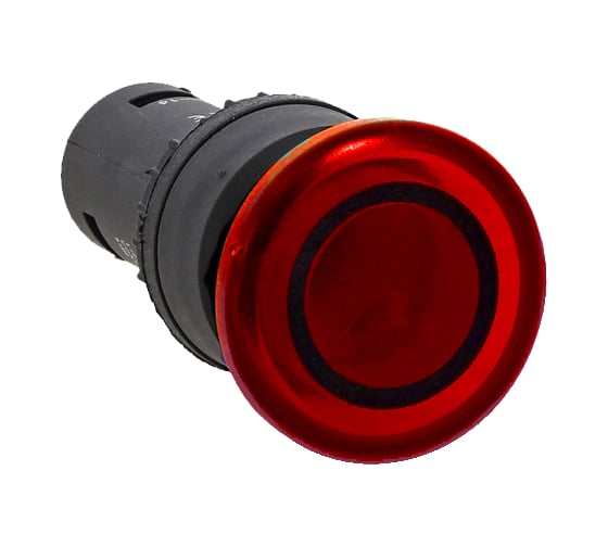 Кнопка с подсветкой EKF SW2C-MD Грибок PROxima 24В красная NC sw2c-md-rr-24 1