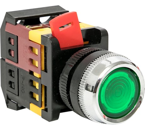 Кнопка с подсветкой EKF ABLFS-22 PROxima 230В зеленый NO+NC ablfs-22-g