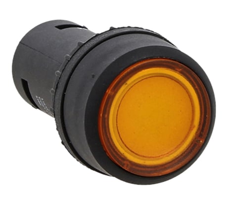 Кнопка с подсветкой EKF PROxima SW2C-10D, желтая, NO, 24В sw2c-md-y-24