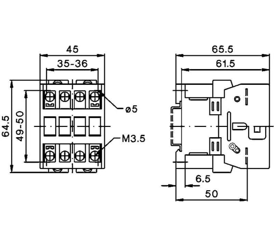 Контактор четырехполюсный Benedict K3-10NA00-22 42 PN92956