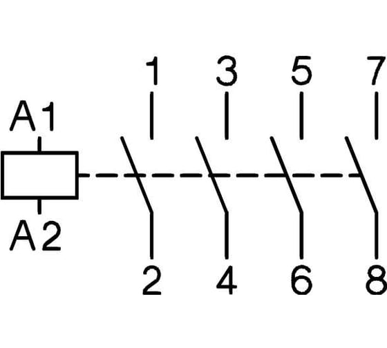Контактор четырехполюсный Benedict K3-18NA00-40 110 PN684649