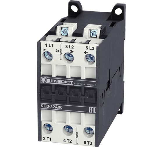 Контактор трехполюсный Benedict KG3-32A00 110 PN38412 1